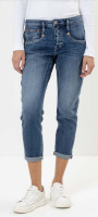 Herrlicher Jeans SHYRA Cropped Organic *Snake Blue*