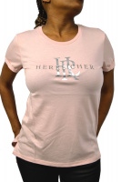 Herrlicher Logo T-Shirt Kendall Jersey J6428 Rose