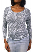 Herrlicher Longsleeve VALENCIA J8110 Reptile Grey