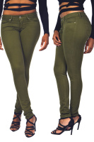 Pepe Jeans SOHO U91 Skinny Fit Gabardine *Olive*