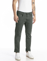Replay Jeans ANBASS M914E Military Green - Hyperflex Bull...