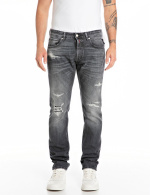 Replay Jeans MA972 GROVER 769 78R Black Destroyed & Repaired