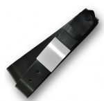 Vittozzi Buffalo Leder Grtel Nr. 500 schwarz