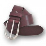 Vittozzi Morbido Leder Grtel Nr. 330 bordeaux lila