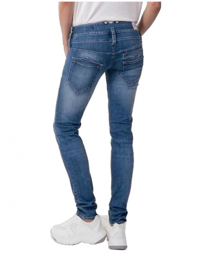 Herrlicher Jeans PITCH Slim 5303 Organic Blue Sea