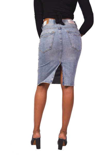 Herrlicher Jeans Rock RAYA Skirt D9661 Adagio Destroy