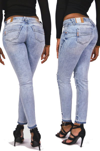 Herrlicher TOUCH Cropped Jeans D9020 Ice Destroy