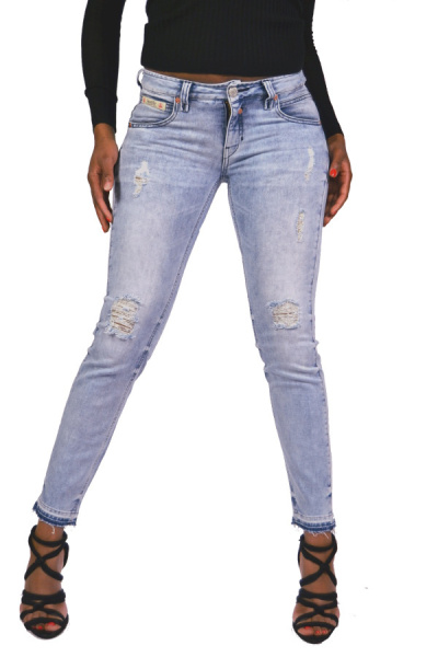 Herrlicher TOUCH Cropped Jeans D9020 Ice Destroy