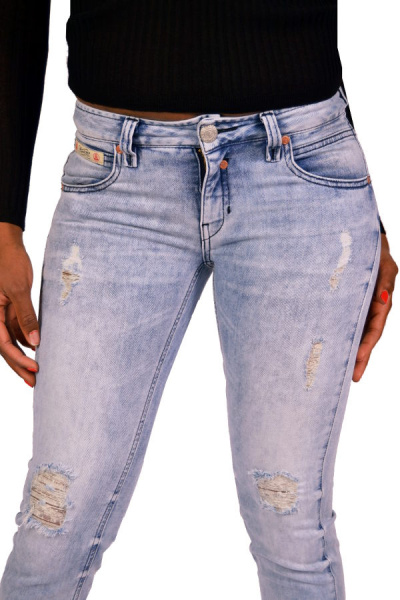 Herrlicher TOUCH Cropped Jeans D9020 Ice Destroy