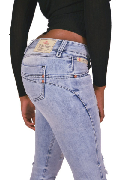 Herrlicher TOUCH Cropped Jeans D9020 Ice Destroy