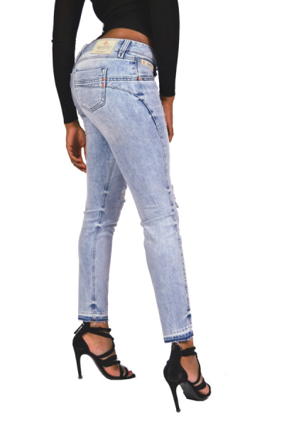 Herrlicher TOUCH Cropped Jeans D9020 Ice Destroy