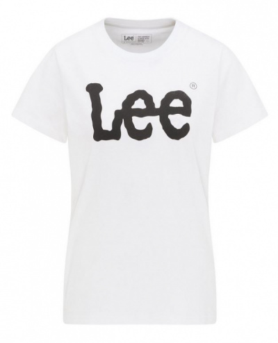 LEE Logo Shirt White 