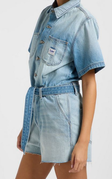 Lee Jeans Overall Short CHORE Cloudy