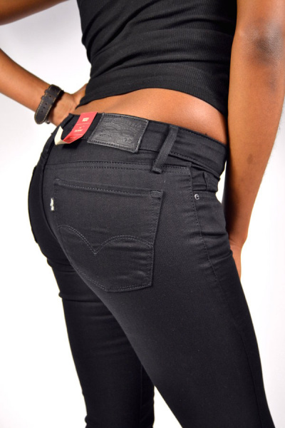 Levis® Jeans 711 Mid Rise Skinny Black Sheep