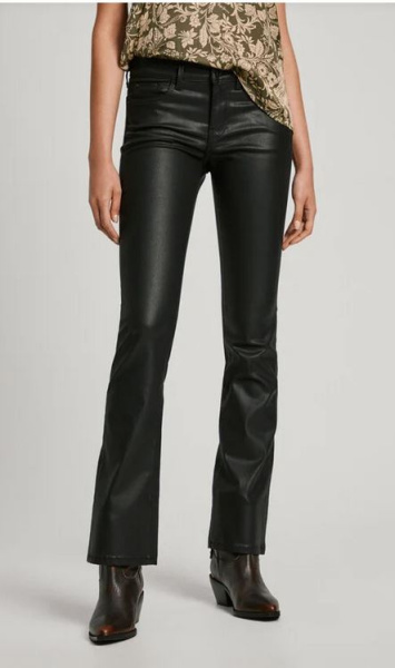Pepe Jeans BOOTCUT LW PICCADILLY Black Coated