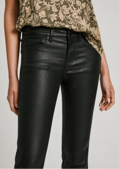 Pepe Jeans BOOTCUT LW PICCADILLY Black Coated