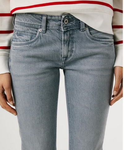 Pepe Jeans Iconic BROOKE Slim Fit Steel Grey