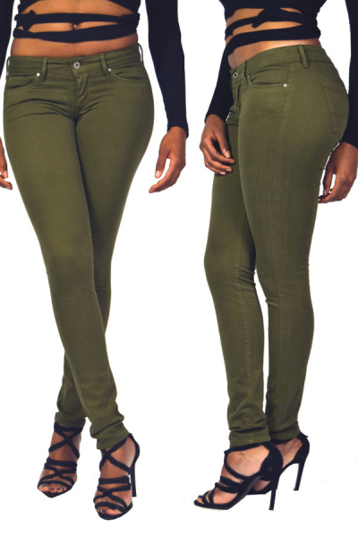 Pepe Jeans SOHO U91 Skinny Fit Gabardine *Olive*