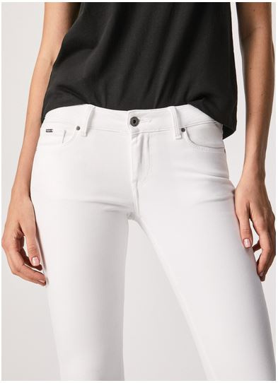 Pepe Jeans SOHO U91 Skinny Fit Gabardine White