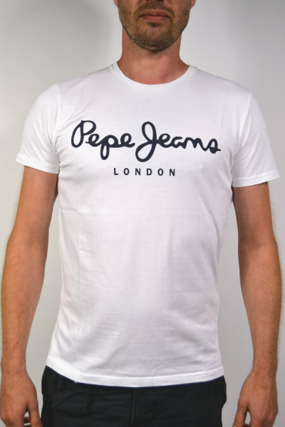 Pepe Jeans T-Shirt ORIGINAL STRETCH White
