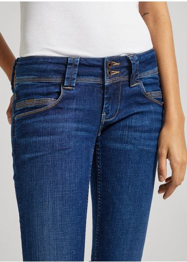 Pepe Jeans VENUS SLIM LW Blue XW5