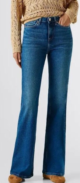 Pepe Jeans WILLA FLARE High Waist Medium Blue