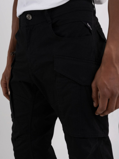 Replay Cargohose JOE Comfort Twill Black