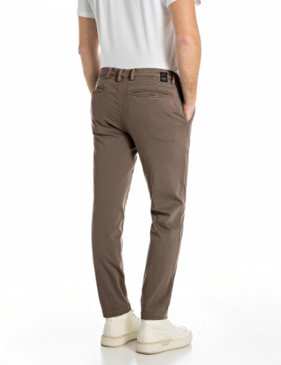 Replay Chino Jeans BENNI Regular Fit Hyperflex brown