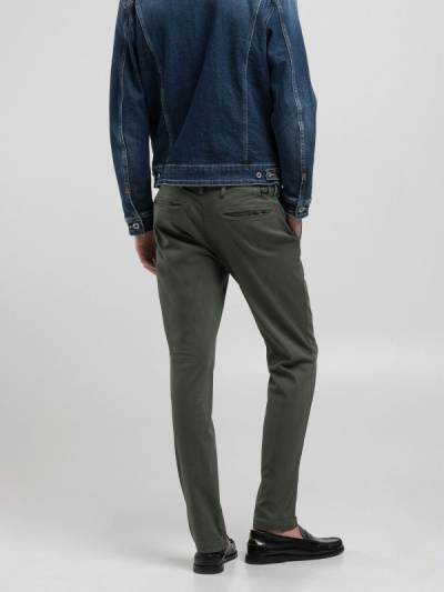 Replay Chino Jeans BENNI Regular Fit Hyperflex military green