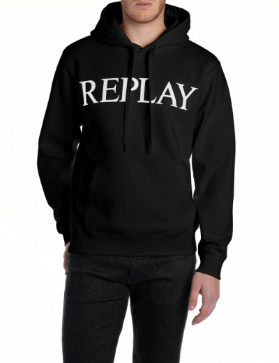 Replay Hoodie M3104 Black