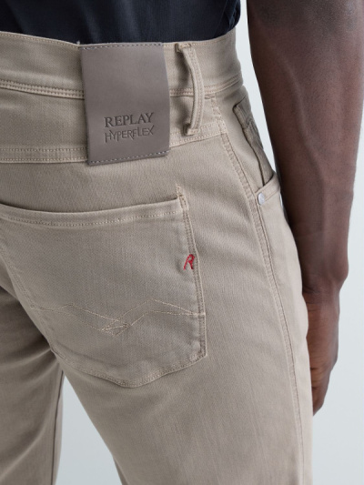 Replay Jeans ANBASS M914E Sand - Hyperflex Bull Denim
