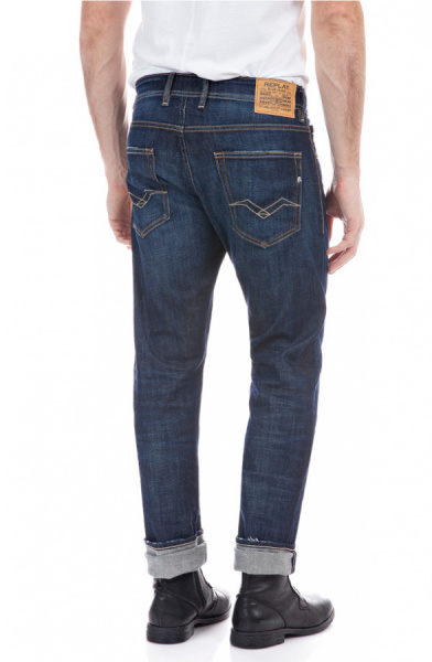 Replay Jeans MA972 GROVER Straight 285 Deep Blue