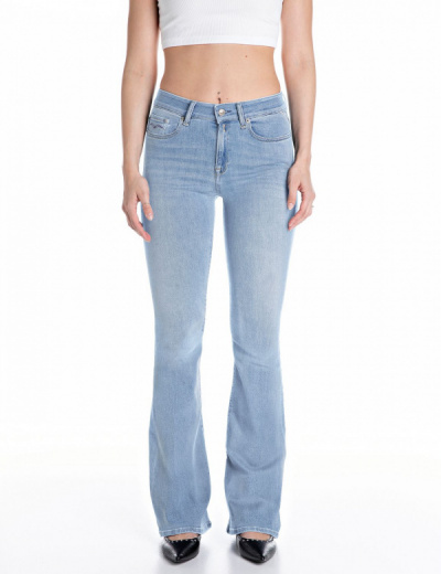 Replay Jeans JOELLA Schlagjeans WA534 Light Blue