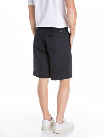 Replay Jeans M9025 Chino Shorts Cotton Twill Navy