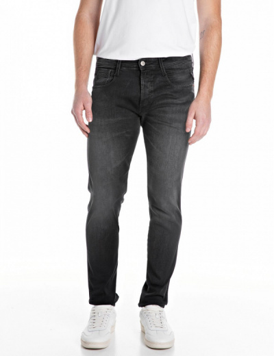 Replay Jeans M914Y ANBASS 573B848 Black Organic Bio Denim