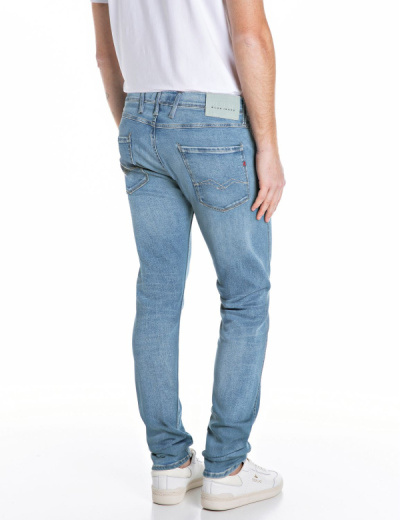 Replay Jeans M914Y Anbass 661 996 Light Blue Hyperflex