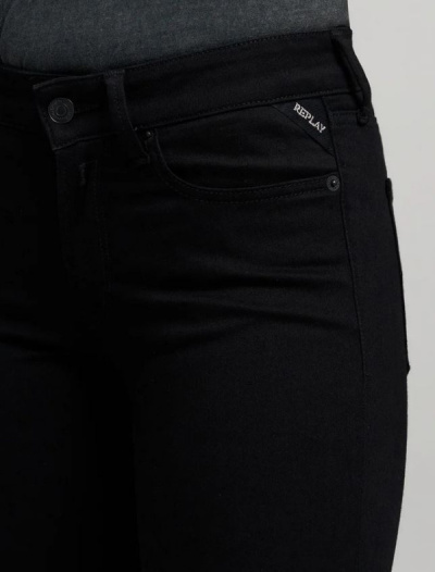 Replay NEW LUZ WH689 Black Power Stretch
