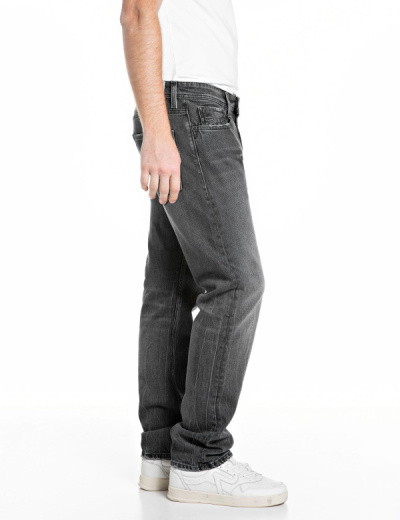 Replay ROCCO COMFORT M1005 739 164 Cross Hatch Black Denim